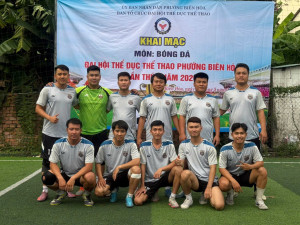 PHƯỜNG BIÊN HÒA: KHAI MẠC GIẢI BÓNG ĐÁ ĐẠI HỘI THỂ DỤC THỂ THAO LẦN THỨ I - KHƠI DẬY TINH THẦN ĐOÀN KẾT, HỘI NHẬP - KHÁT VỌNG - PHÁT TRIỂN