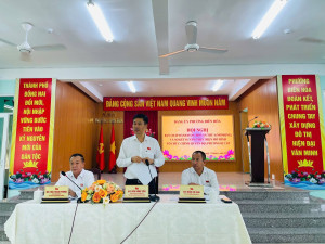 HỘI NGHỊ BAN CHẤP HÀNH ĐẢNG BỘ PHƯỜNG LẦN THỨ 4 (MỞ RỘNG) VÀ SƠ KẾT 01 NĂM THỰC HIỆN MÔ HÌNH CHÍNH PHƯỜNG ĐỊA PHƯƠNG 2 CẤP