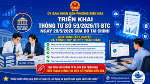 UBND phường Biên Hòa triển khai Thông tư của Bộ Tài chính về quy định xét duyệt và tổng hợp quyết toán năm