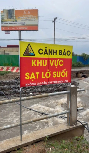THÔNG BÁO CẢNH BÁO SẠT LỞ