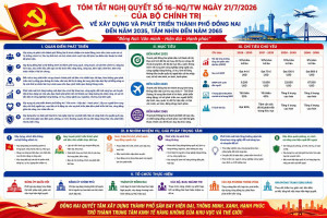 NGHỊ QUYẾT 16-NQ/TW: ĐỒNG NAI ĐANG BƯỚC VÀO MỘT CHU KỲ PHÁT TRIỂN MỚI