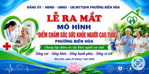 PHƯỜNG BIÊN HÒA: CHUẨN BỊ CHU ĐÁO LỄ RA MẮT MÔ HÌNH “ĐIỂM CHĂM SÓC SỨC KHỎE NGƯỜI CAO TUỔI”