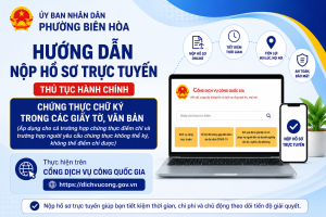 HƯỚNG DẪN THỰC HIỆN DỊCH VỤ CÔNG TRỰC TUYẾN THỦ TỤC CHỨNG...