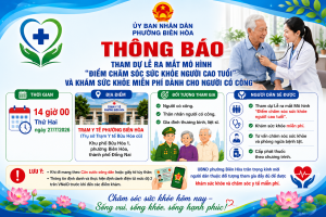 Tham dự Lễ ra mắt mô hình Điểm chăm sóc sức khỏe người cao tuổi