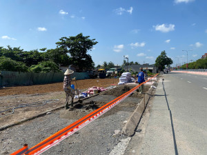 Phường Biên Hòa chỉnh trang đường Nguyễn Ái Quốc, từng bước...