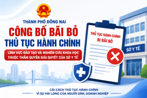 TRIỂN KHAI QUYẾT ĐỊNH CÔNG BỐ THỦ TỤC HÀNH CHÍNH BỊ BÃI BỎ...