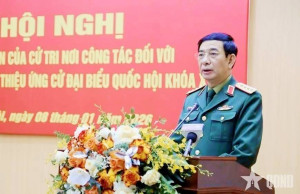100% CỬ TRI NHẤT TRÍ GIỚI THIỆU ĐẠI TƯỚNG PHAN VĂN GIANG THAM GIA ỨNG CỬ ĐẠI BIỂU QUỐC HỘI KHÓA XVI