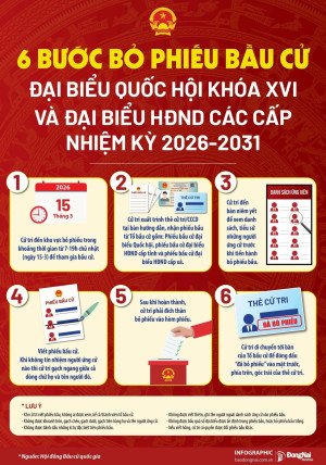 HƯỚNG DẪN QUY TRÌNH BỎ PHIẾU BẦU CỬ