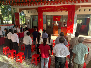 XÃ BÌNH AN TỔ CHỨC DIỄN TẬP VẬN HÀNH THỬ QUY TRÌNH BẦU CỬ...