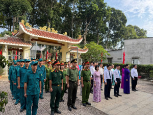 XÃ BÌNH AN TỔ CHỨC LỄ VIẾNG, DÂNG HƯƠNG TƯỞNG NIỆM CÁC ANH HÙNG LIỆT SĨ NHÂN KỶ NIỆM 79 NĂM NGÀY THƯƠNG BINH - LIỆT SĨ (27/7/1947 – 27/7/2026)