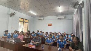 Hội LHPN phường Bình Lộc tham dự hội nghị tập huấn chuyển đổi