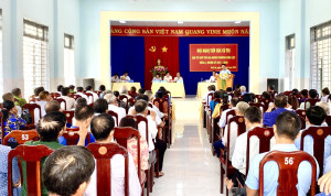 Hội nghị tiếp xúc cử tri sau Kỳ họp thứ hai Hội đồng Nhân dân  phường Bình Lộc khóa I, nhiệm kỳ 2021-2026