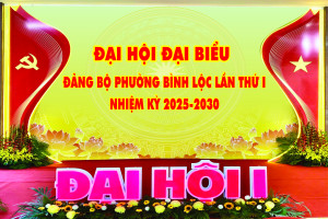 Thông tin Đại hội Đảng bộ phường Bình Lộc