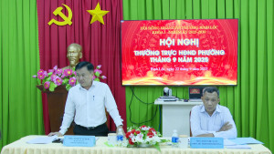 Hội nghị Thường trực HĐND phường Bình Lộc khóa I nhiệm kỳ 2021-2026