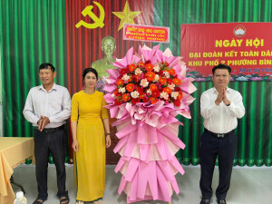 Khu phố 2,  phường Bình Lộc tổ chức Ngày hội Đại đoàn kết toàn dân tộc năm 2025