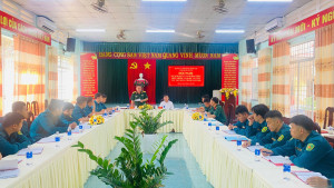 Chi bộ Quân sự phường Bình Lộc: Sẵn sàng cho nhiệm vụ năm mới 2026