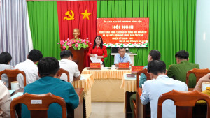 Ủy ban bầu cử phường Bình Lộc tổ chức Hội nghị đánh giá công tác triển khai thực hiện công tác bầu cử Quốc hội khóa XVI và đại biểu Hội đồng nhân dân các cấp nhiệm kỳ 2026 – 2031