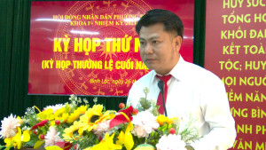 Hội đồng nhân dân phường Bình Lộc tổ chức Kỳ họp thứ năm –...