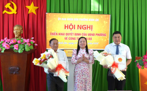 Phường Bình Lộc triển khai các quyết định của UBND phường về công tác cán bộ năm 2026