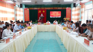 Hội nghị cán bộ chủ chốt giới thiệu nhân sự tái cử chức danh lãnh đạo HĐND, UBND nhiệm kỳ 2026 - 2031