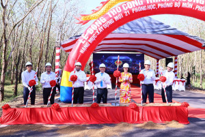 Khởi công xây dựng Trường tiểu học Tín Nghĩa, phường Bình Lộc