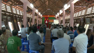 Hội nghị tuyên truyền, phổ biến pháp luật về bầu cử cho đồng bào dân tộc thiểu số tại khu phố Xuân Thiện, phường Bình Lộc