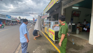 Phường Bình Lộc ra quân tuyên truyền, phổ biến quy định về quản lý trật tự đô thị các tuyến đường trọng điểm