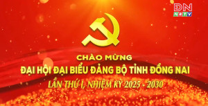 Chào mừng Đại hội Đại biểu Đảng bộ tỉnh Đồng Nai lần thứ I, nhiệm kỳ 2025-2030