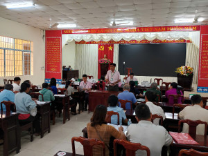 NGÂN HÀNG CHÍNH SÁCH XÃ HỘI BÌNH LONG TRIỂN KHAI PHIÊN GIAO DỊCH TẠI ĐIỂM GIAO DỊCH HƯNG CHIẾN: ĐỒNG HÀNH CÙNG NGƯỜI DÂN TRONG GIAI ĐOẠN THỰC HIỆN MÔ HÌNH CHÍNH QUYỀN 2 CẤP