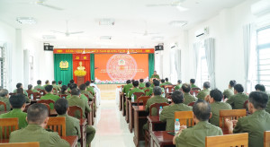 Công an phường Bình Long triển khai công tác 06 tháng cuối năm 2025