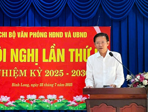 Hội nghị lần thứ nhất Chi bộ Văn phòng HĐND và UBND phường Bình Long