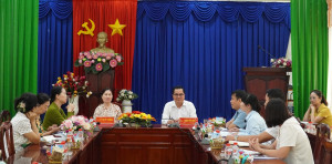 Hội khuyến học tỉnh làm việc với phường Bình Long