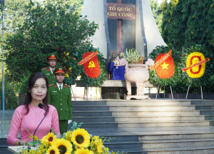 Đoàn đại biểu Đảng bộ phường Bình Long viếng Nghĩa trang Liệt sĩ nhân dịp Đại hội Đảng bộ phường lần thứ I, nhiệm kỳ 2025 – 2030