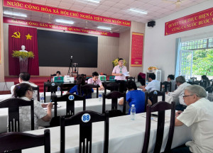 PHÒNG GIAO DỊCH NGÂN HÀNG CHÍNH SÁCH XÃ HỘI BÌNH LONG TỔ CHỨC PHIÊN GIAO DỊCH LƯU ĐỘNG