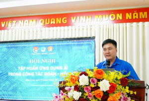 BÌNH LONG TẬP HUẤN ỨNG DỤNG AI TRONG CÔNG TÁC ĐOÀN, HỘI, ĐỘI