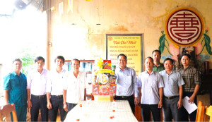 LÃNH ĐẠO PHƯỜNG BÌNH LONG THĂM, CHÚC MỪNG CÁC CƠ SỞ PHẬT GIÁO DỊP LỄ VU LAN NĂM 2025