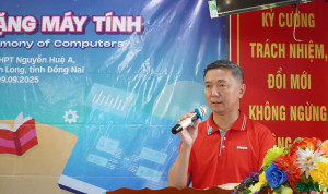 TRAO TẶNG 60 MÁY TÍNH CHO CÁC TRƯỜNG HỌC TẠI BÌNH LONG
