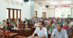 Tuyên truyền phòng chống ma túy cho cán bộ, hội viên nông dân phường Bình Long