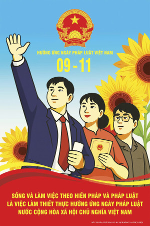 Tích cực hưởng ứng Ngày Pháp luật Việt Nam 09/11!