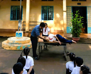 TUYÊN TRUYỀN PHÒNG CHỐNG ĐUỐI NƯỚC VÀ AN TOÀN GIAO THÔNG CHO HỌC SINH TRƯỜNG TIỂU HỌC THANH BÌNH