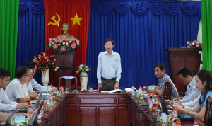 CHỦ TỊCH UBND PHƯỜNG BÌNH LONG ĐẶNG HOÀNG THÁI LÀM VIỆC VỚI VNPT VỀ HỢP TÁC CHUYỂN ĐỔI SỐ