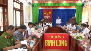 CHỦ TỊCH UBND PHƯỜNG ĐẶNG HOÀNG THÁI CHỦ TRÌ HỌP THỐNG NHẤT THÀNH LẬP ỦY BAN BẦU CỬ PHƯỜNG