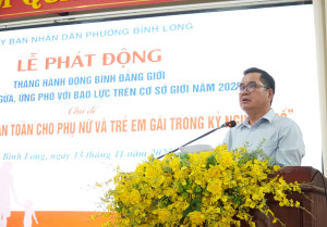 PHƯỜNG BÌNH LONG PHÁT ĐỘNG THÁNG HÀNH ĐỘNG VÌ BÌNH ĐẲNG GIỚI NĂM 2025