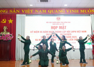 Ban liên lạc nữ CCB Đồng Nai họp mặt truyền thống