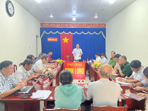 BÌNH LONG KIỂM ĐIỂM, ĐÁNH GIÁ XẾP LOẠI CHẤT LƯỢNG TẬP THỂ BAN THƯỜNG VỤ ĐẢNG ỦY