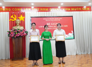 44 đảng viên mới được bồi dưỡng lý luận chính trị