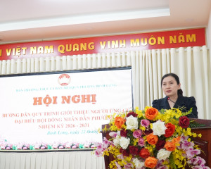 Bình Long hướng dẫn quy trình giới thiệu người ứng cử đại biểu HĐND phường nhiệm kỳ 2026 – 2031