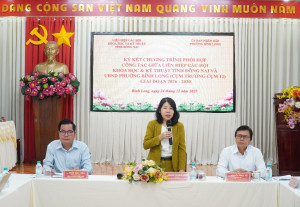Liên hiệp các hội Khoa học và Kỹ thuật tỉnh ký kết phối hợp với UBND phường Bình Long, giai đoạn 2026 - 2030