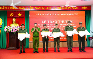 Bình Long khen thưởng đột xuất các cá nhân có thành tích...