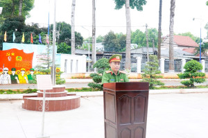 CÔNG AN PHƯỜNG BÌNH LONG CHÀO CỜ ĐẦU THÁNG 1 NĂM 2026